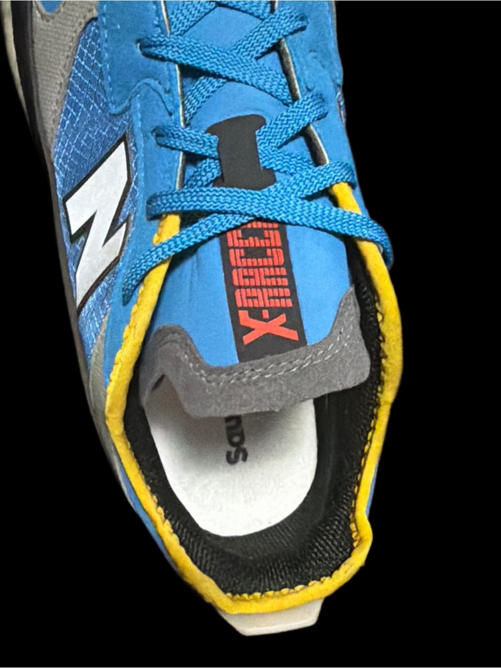 New Balance X-RACER Men’s size 10.5 Blue & Yellow Runners GUC - Picture 10 of 13